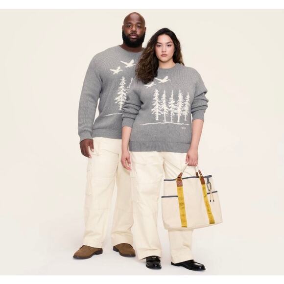 Large Canvas Tote Bag - Woolrich x Target Cream/Yellow - Picture 4 of 4